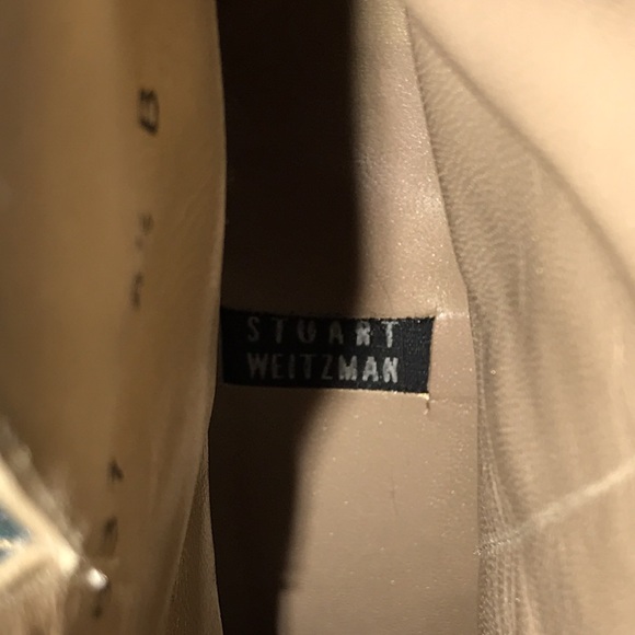 Stuart Weitzman butterscotch leather shimmer boots - Picture 6 of 6